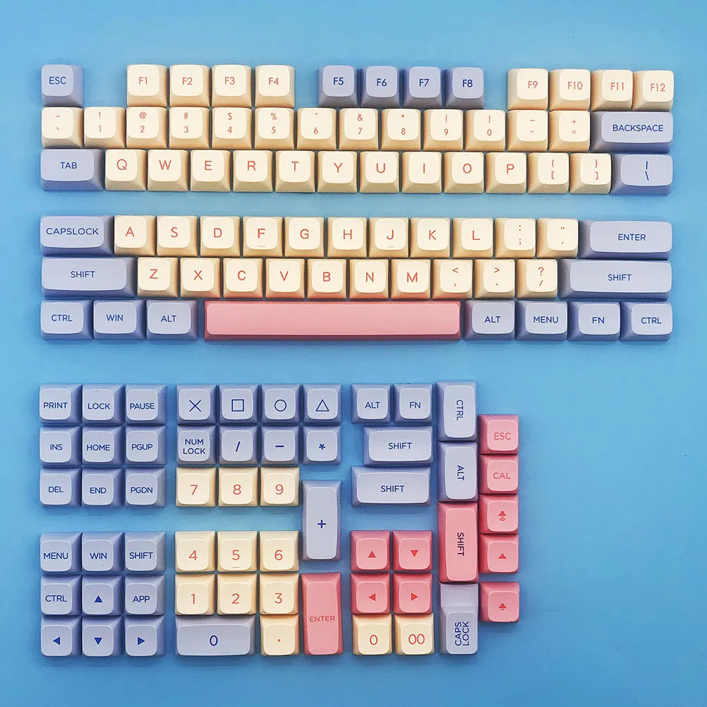 

132Pcs Creative Personalized Keycaps Durable Pbt Material Universal Mechanical Keyboard Accessory