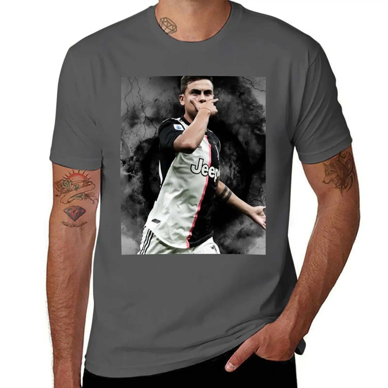 

paulo dybala T-Shirt Urban Style Casual Short Sleeve Top