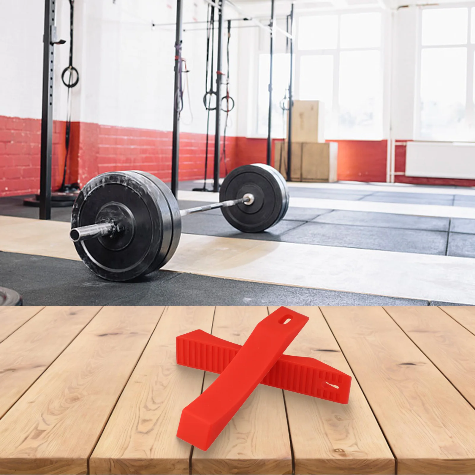Anti-slip Pad Deadlift Blocks For Home Gym Non-slip Texture Suitable For Powerlifting Lightweight And Portable