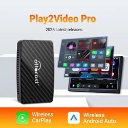 OTTOCAST Play2Video Pro Wireless CarPlay Android Auto Adapter for Youtube Netflix IPTV Tik Tok for VW Benz Kia Honda Toyota