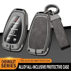 Zinc Alloy Car Remote Key Case For Chevrolet Onix Equino Orlando Cruze Spark Sonic Camaro Volt Bolt Trax Malibu Blazer Traverse