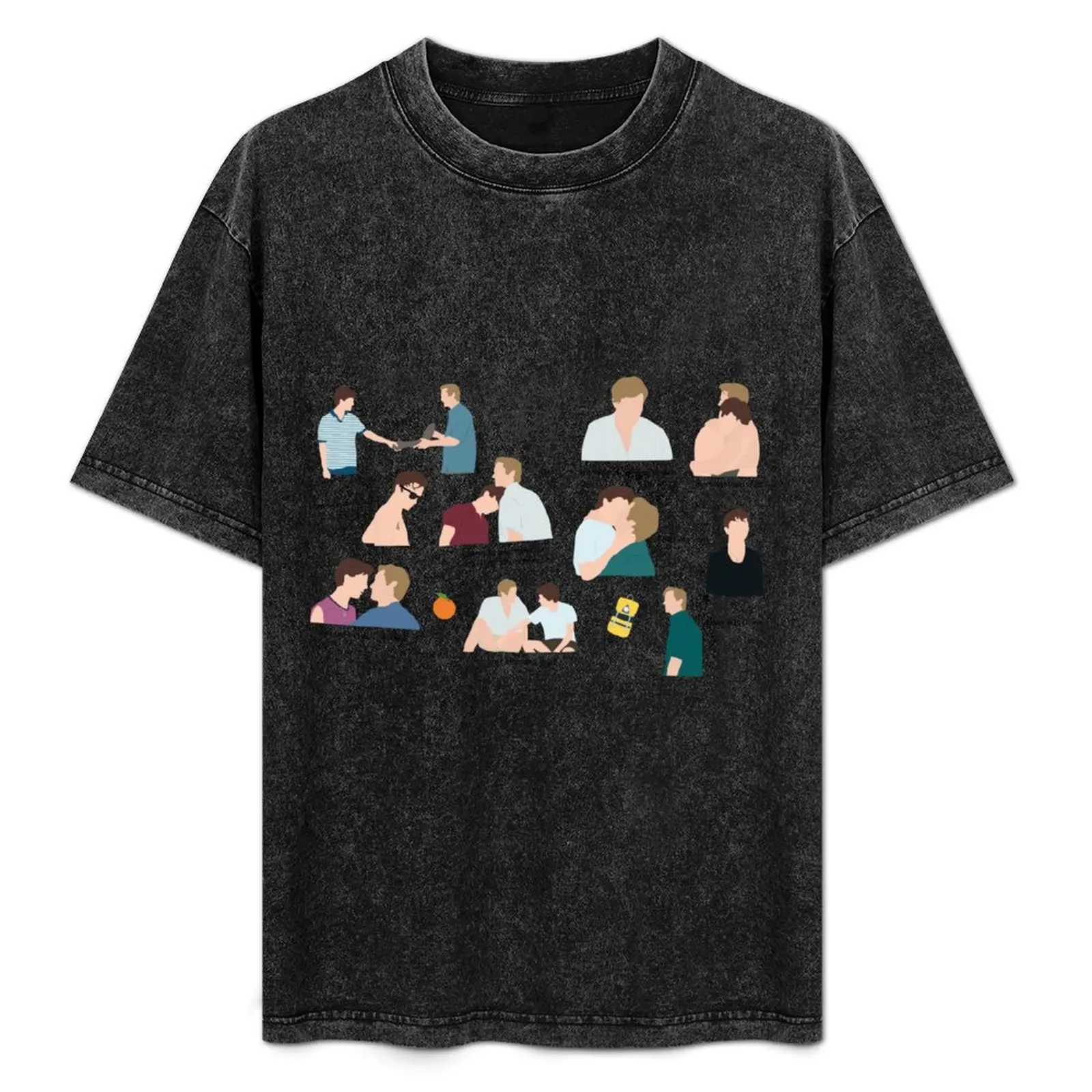 

Call Me By Your Name pattern with movie quotes T-Shirt Performance Workout Short Sleeve Tee