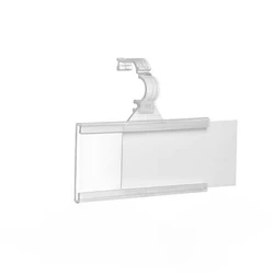 Kunststoff Preis Signage Label Display Haken Hängen Tag Halter Supermarkt Regal Einzigen Draht Rack 100 stücke