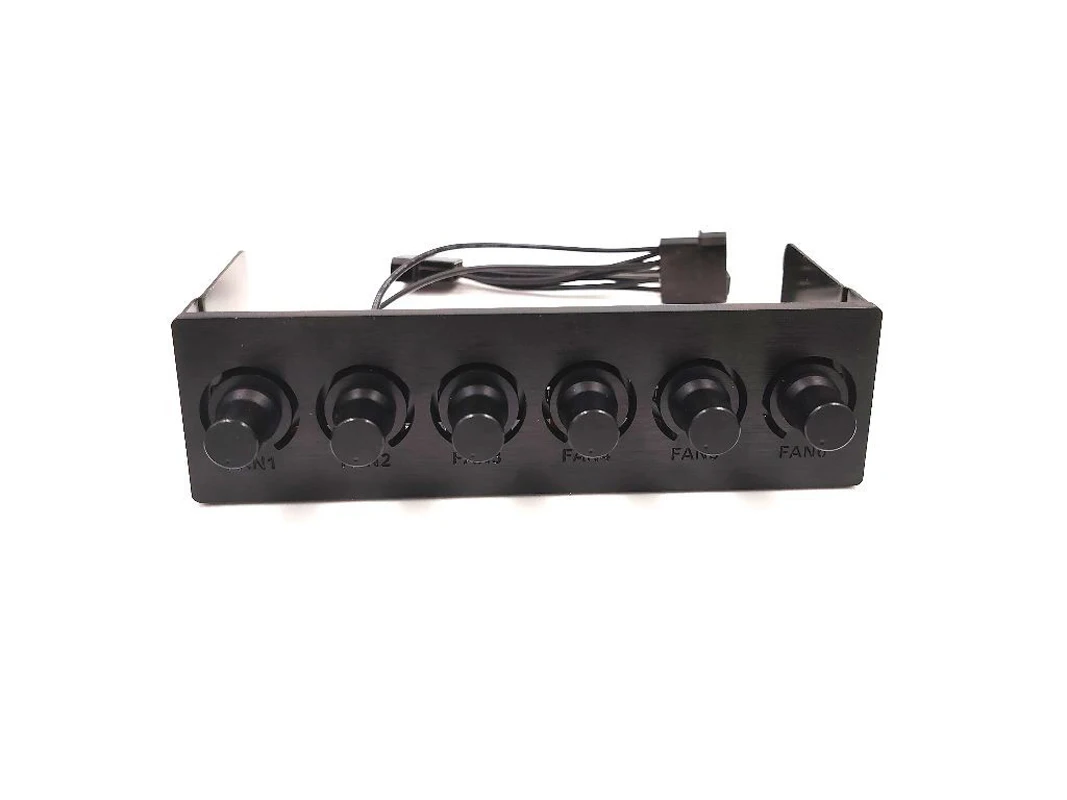 

Контроллер вентиляторов Lamptron FC2 PWM 60 Вт для 5,25-дюймового отсека, высококачественный черный корпус из АБС-пластика для компьютерного корпуса