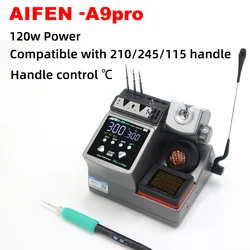 AIFEN A9pro  はんだ付けステーション  対応オリジナルはんだこて先  210/245/115  ハンドル温度制御  溶接リワーク