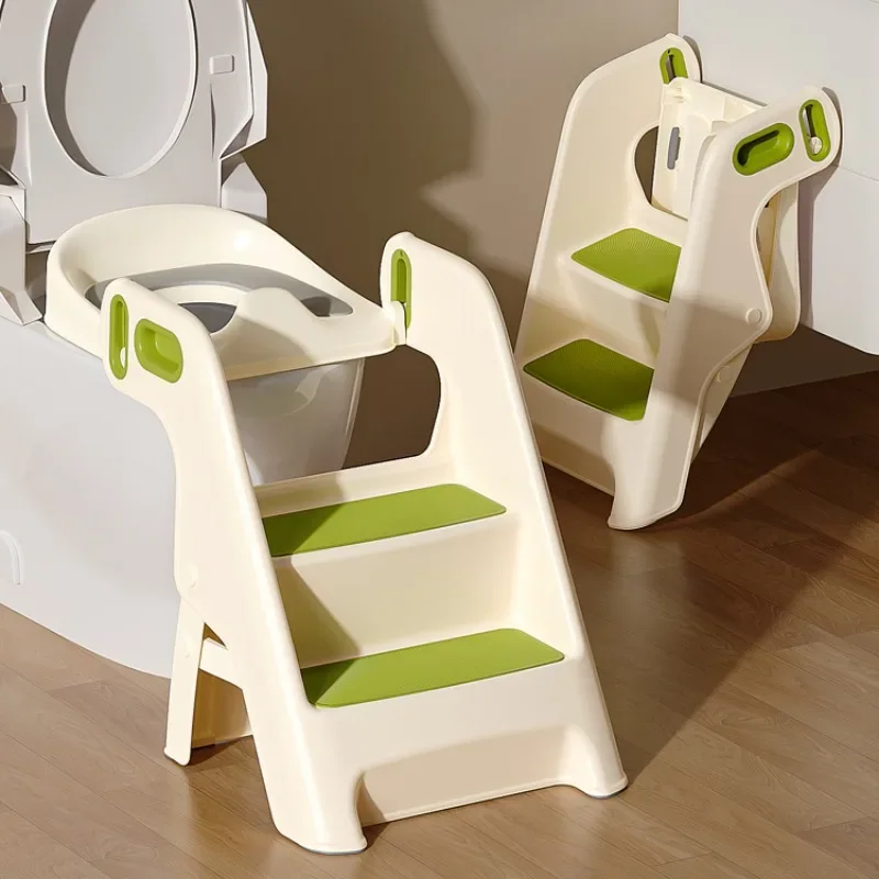 Escalera para inodoro, asiento para inodoro para niños, torre de aprendizaje plegable, asiento para orinal para bebé, taburete para pies de inodoro para niños, asiento de entrenamiento para orinal