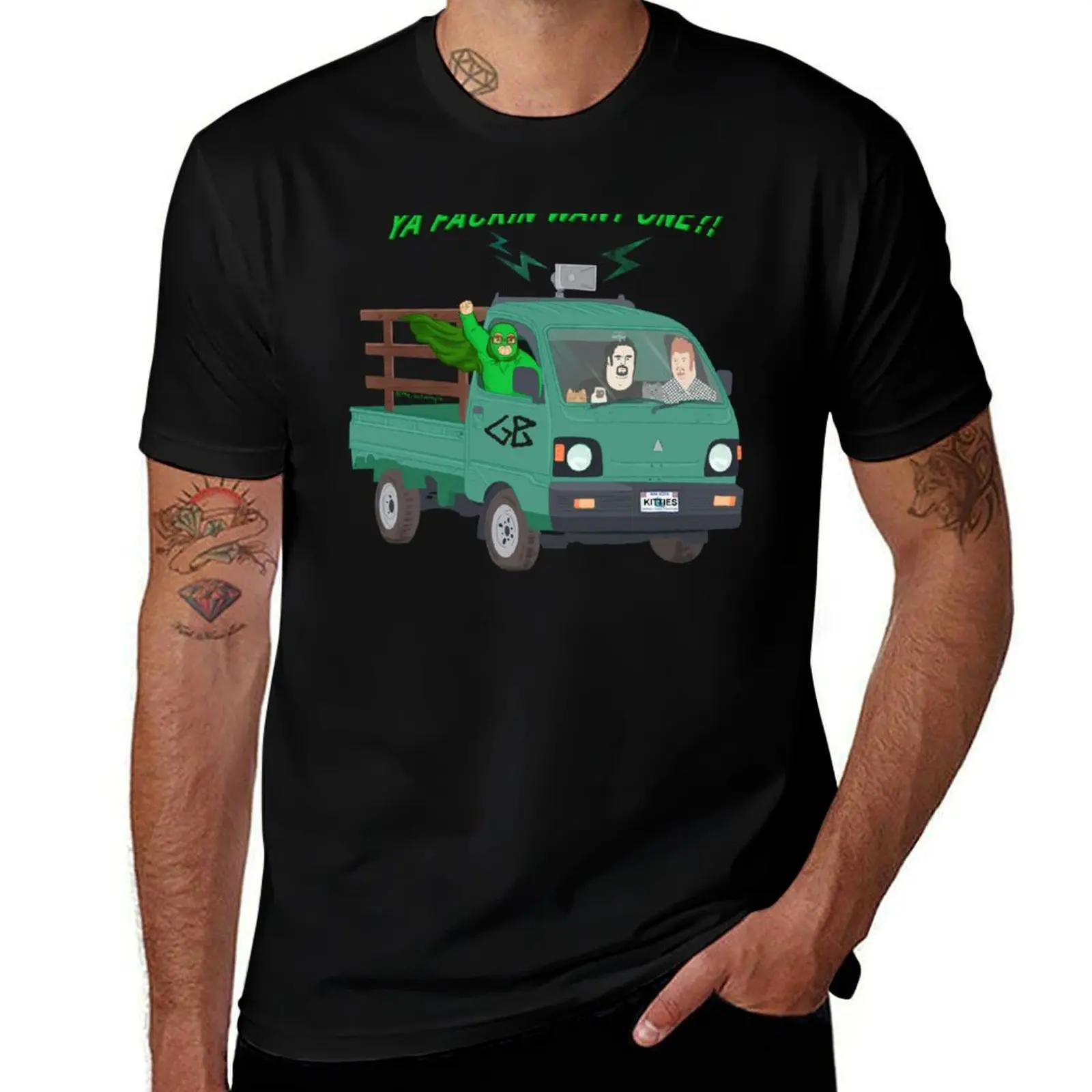 Green Bastard T-Shirt Thanksgiving Casual Tee T-Shirt