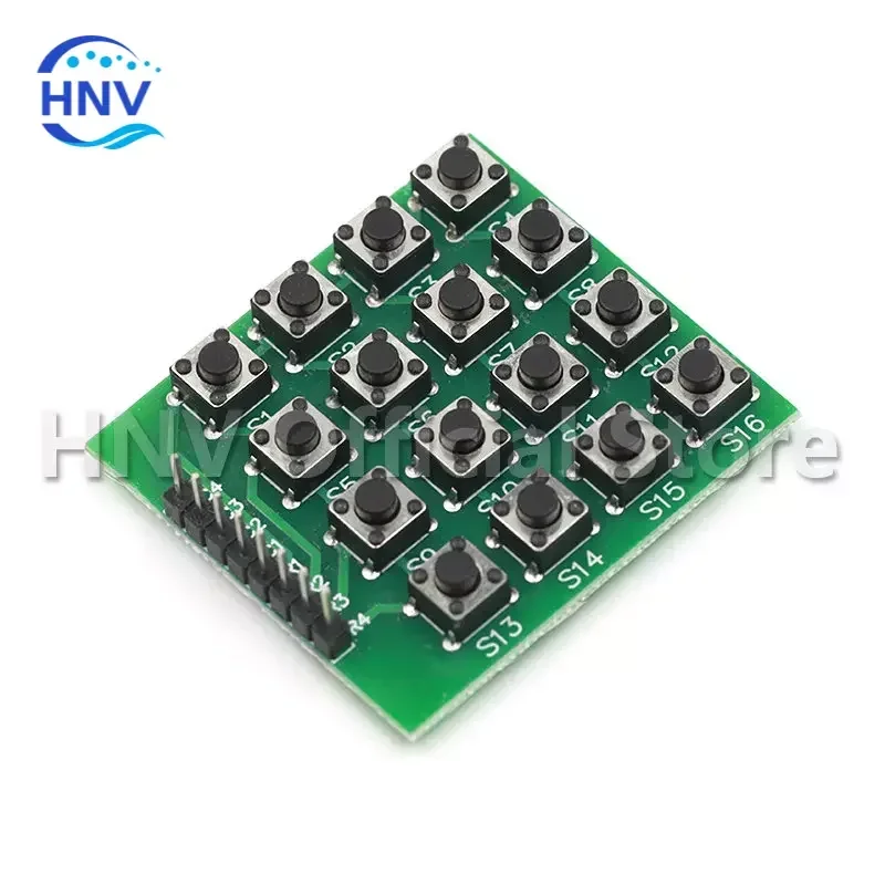 8pin 4x4 4*4 Matrix 16 Keys Button Keypad Keyboard Breadboard Module MCU for arduino Diy Kit