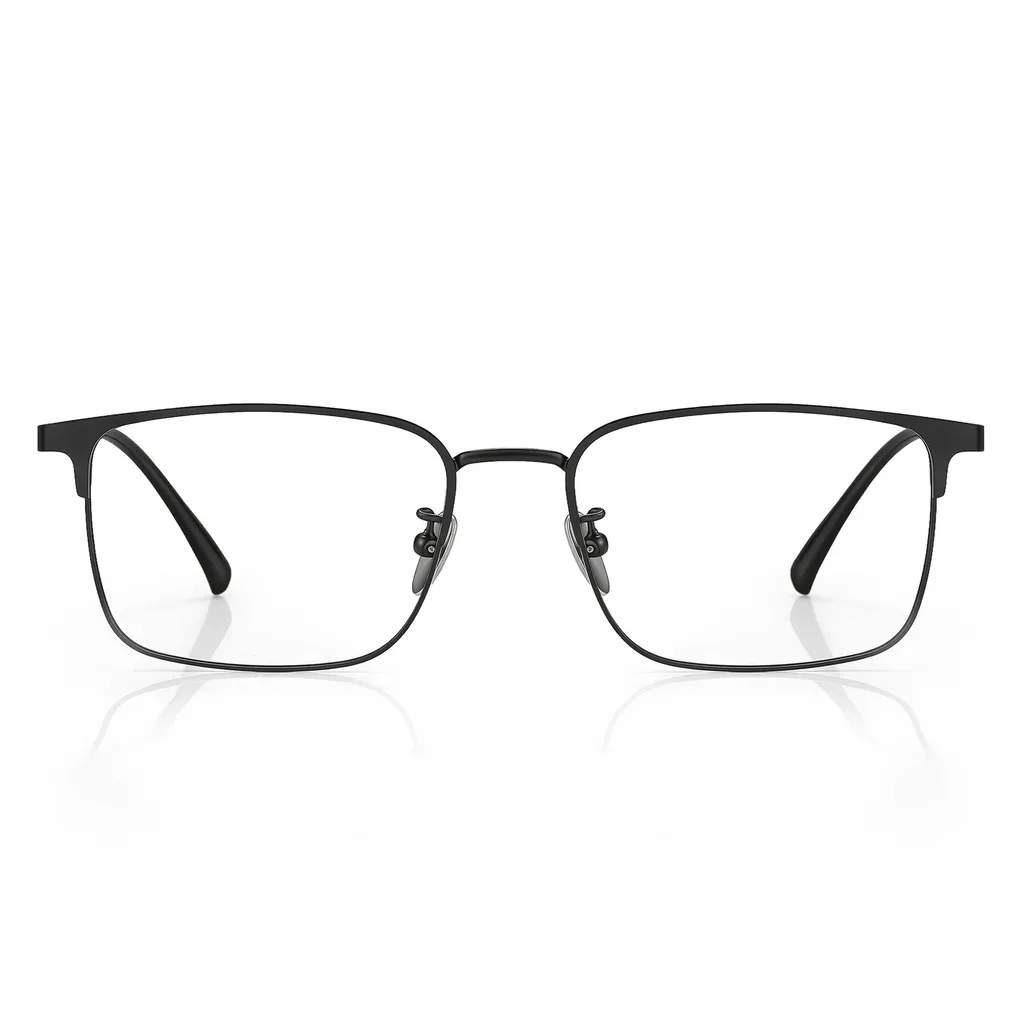 Titanium Glasses Frame Comfortable Half Rim Eyeglasses Frames Pure Titanium Eyeglasses Frames Pure Titanium Extra Wide Glasses