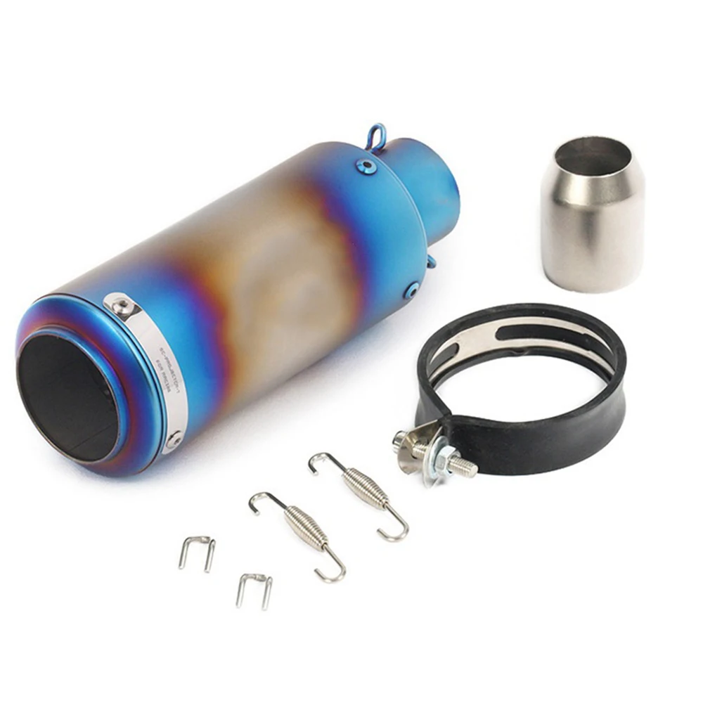 51/60mm Universal motorcycle exhaust inox muffler carbon fiber exhaust with DB Killer for z900 R3 R25 MT07 MT09 R1 Z400 Z650 image 5