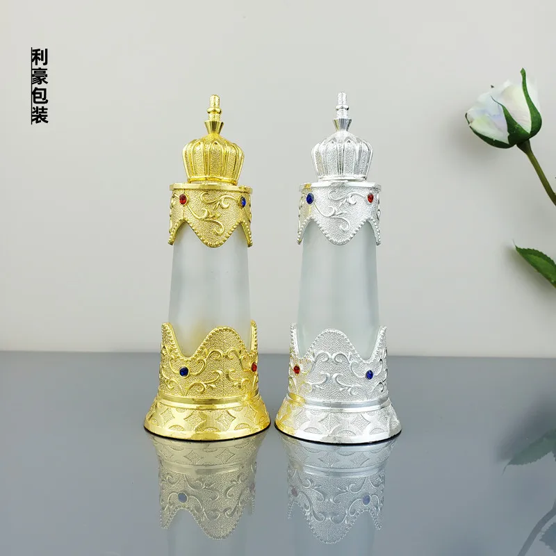 30ml essential oil glass bottle perfume empty bottle antique embroidery color cosmetics subpackage bottle accessories