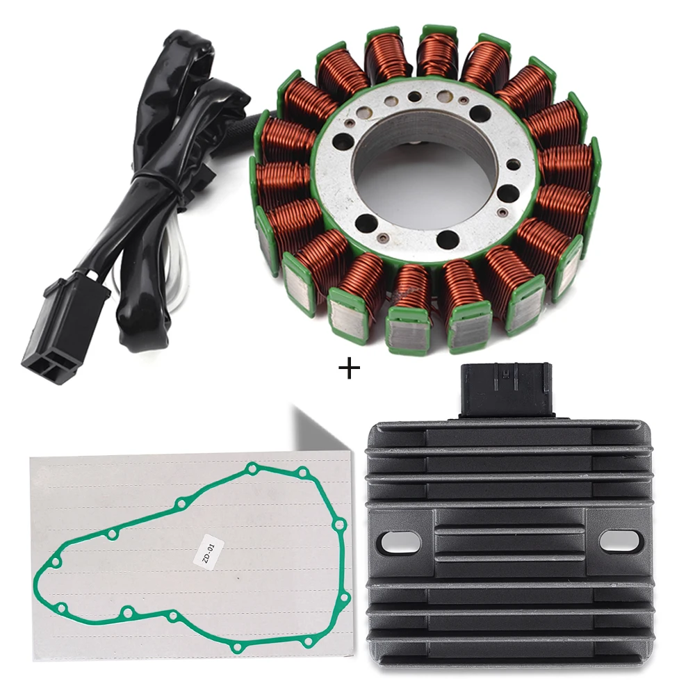 

Magneto Stator Coil + Voltage Regulator rectifier with Gasket For Kawasaki ER-6F EX650 Ninja 650 EX650 ABS 2007-2011