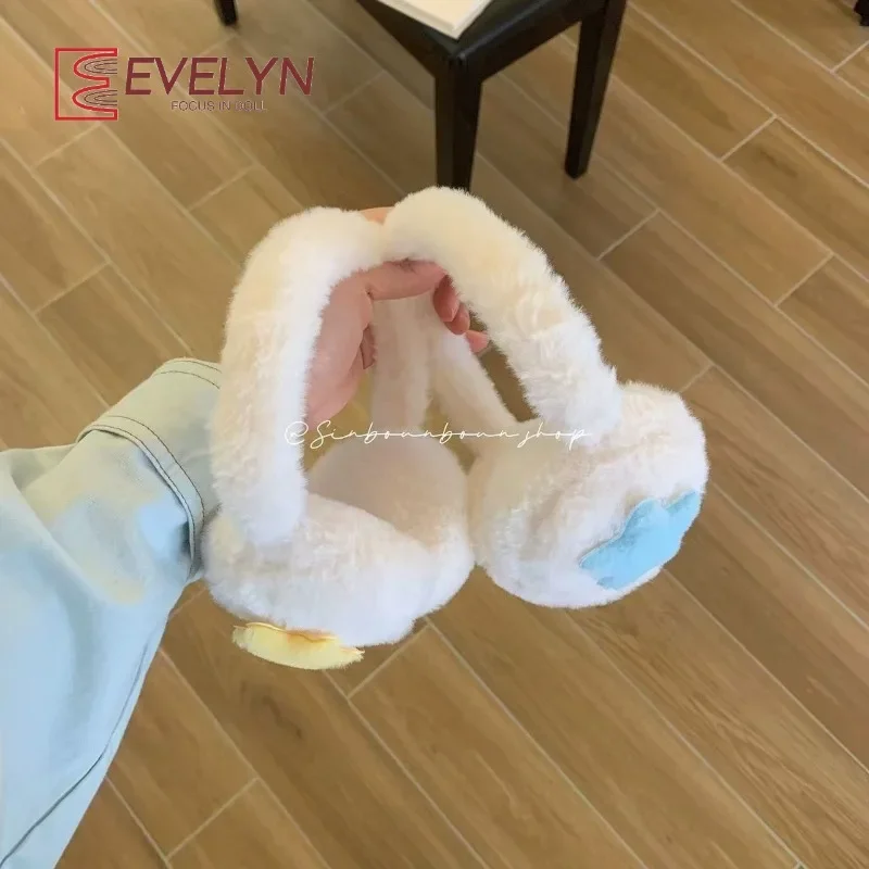 Evelyn（Doll）40CM Plush Cotton Doll Winter Warm Ear Warmers Ears Plush Earmuffs Playful Girls Earmuffs Cold Protection Warm Hot