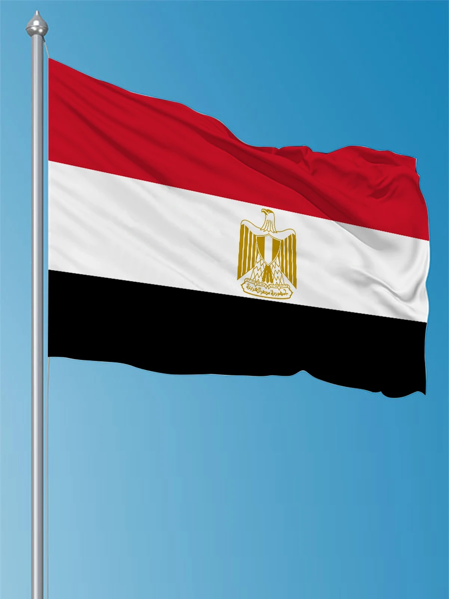 3X5Fts 90X150cm Egypt Flag For Decoration