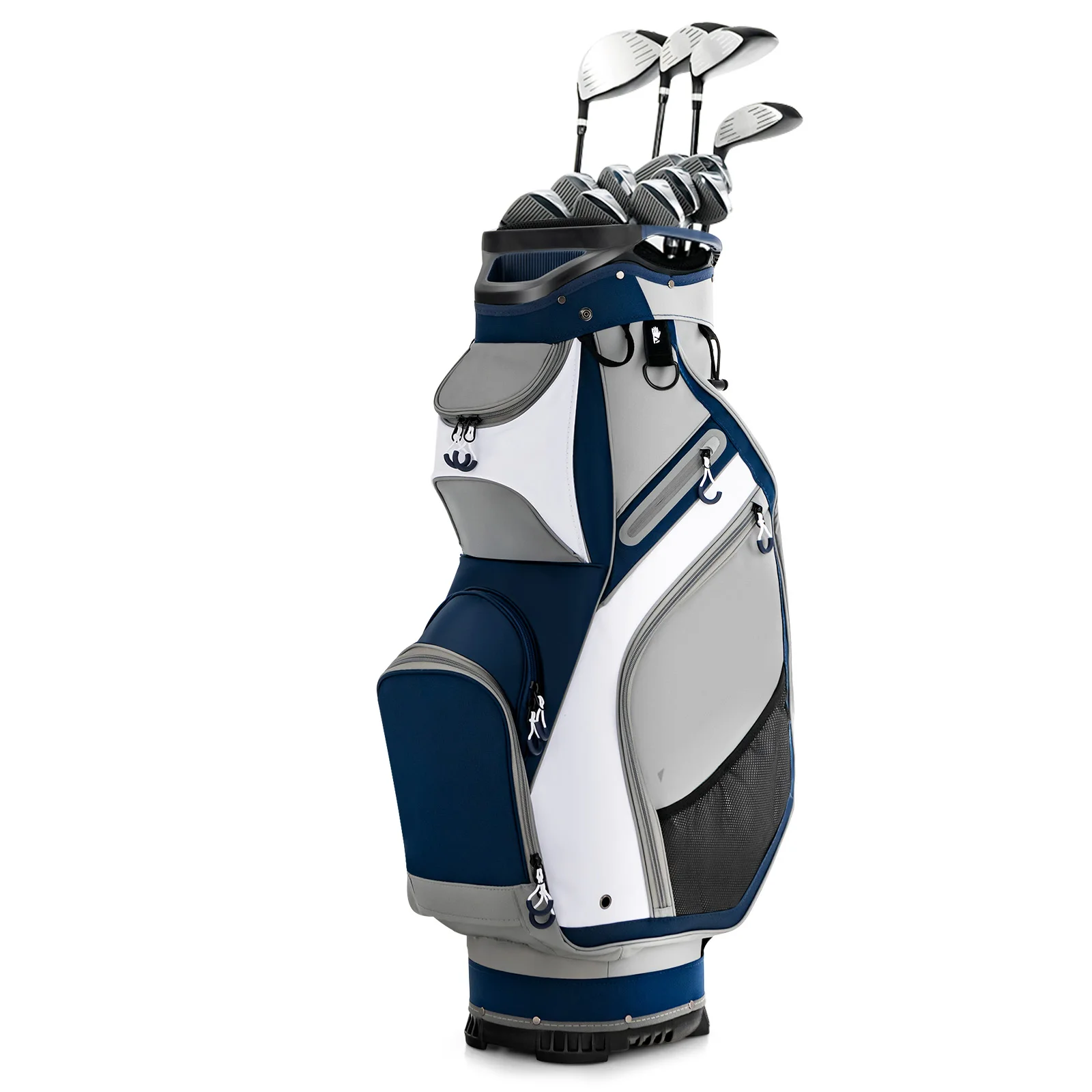 Bolsa Ligera para Carrito de Golf con Cubierta Impermeable, 14 Divisiones para Palos de Golf, También para Usar en Carritos de Golf