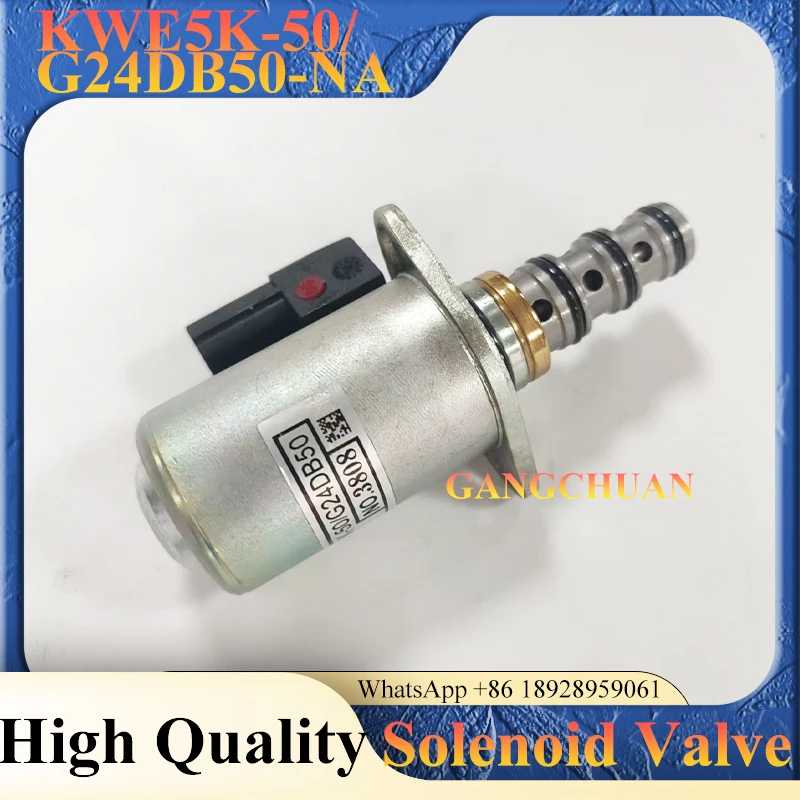 

Excavator parts Solenoid Valve KWE5K-50/G24DB50-NA KWE5K-50/G24DB50 KWE5K-50 for SK200-8 SK250-8 SK330-8 SK350-8