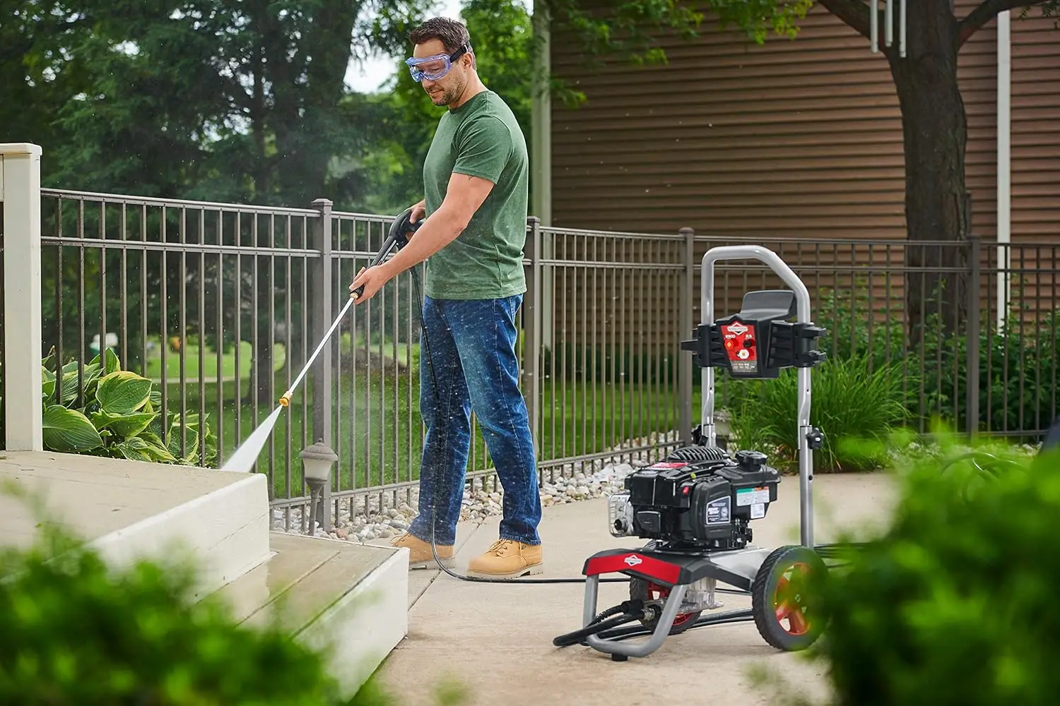 Gas Pressure Washer with  Engine and Easy Start Technology