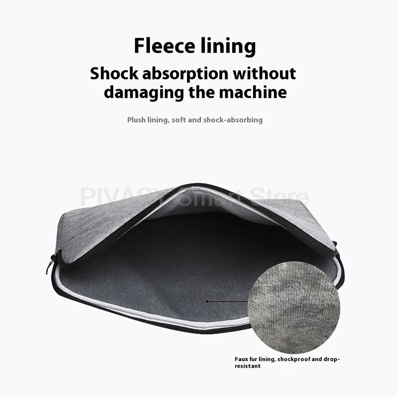 13.3-17.3 Inch Portable Screen Storage Bag Laptop Monitor Carrying Case Thickened Shockproof Case Waterproof 2 layer for Travel