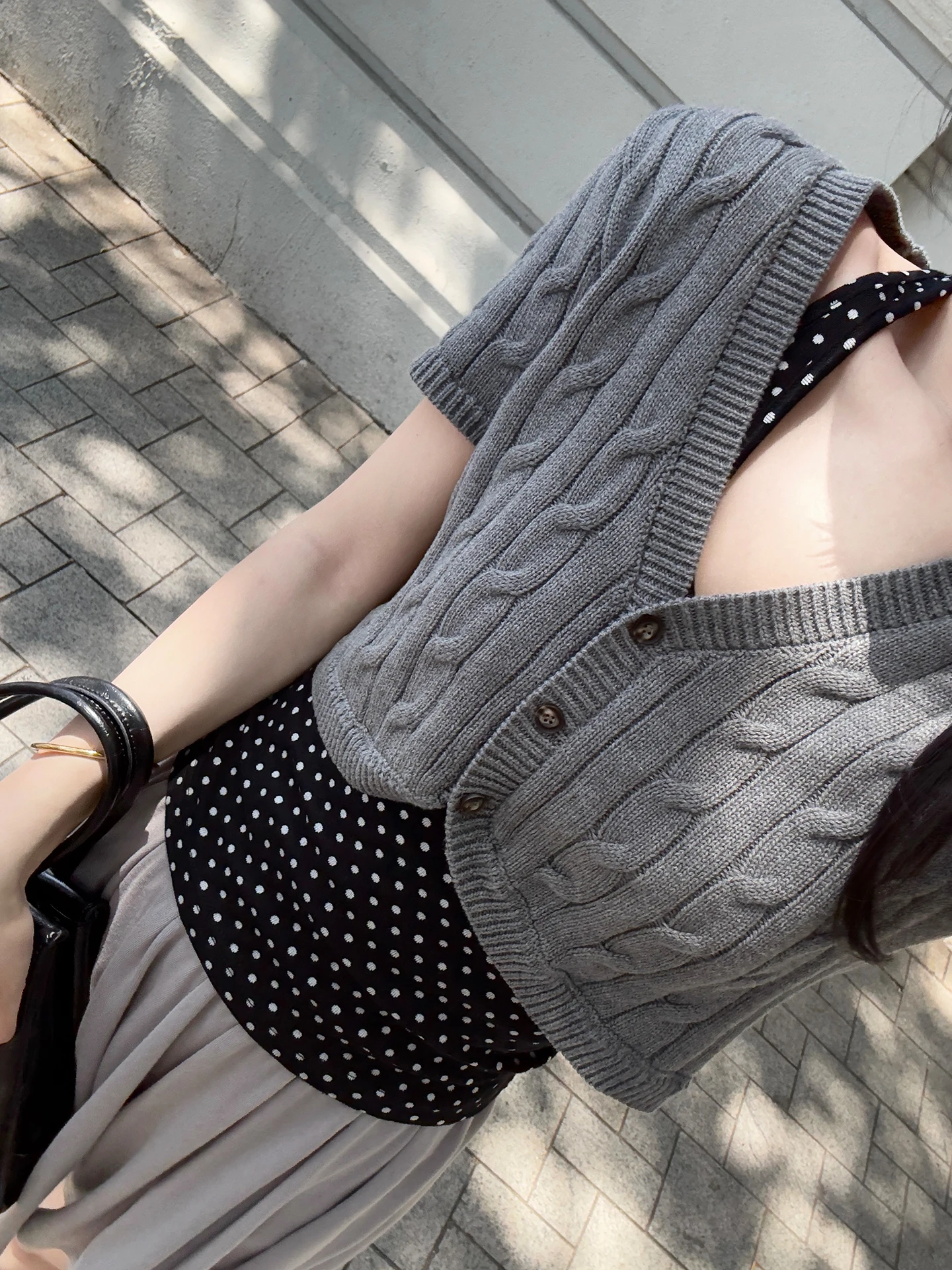 

Laareetoo 100% хлопковый трикотажный кардиган с коротким рукавом, 3 цвета, женский, летний, приталенный, укороченный, вязаный топ для многослойных образов