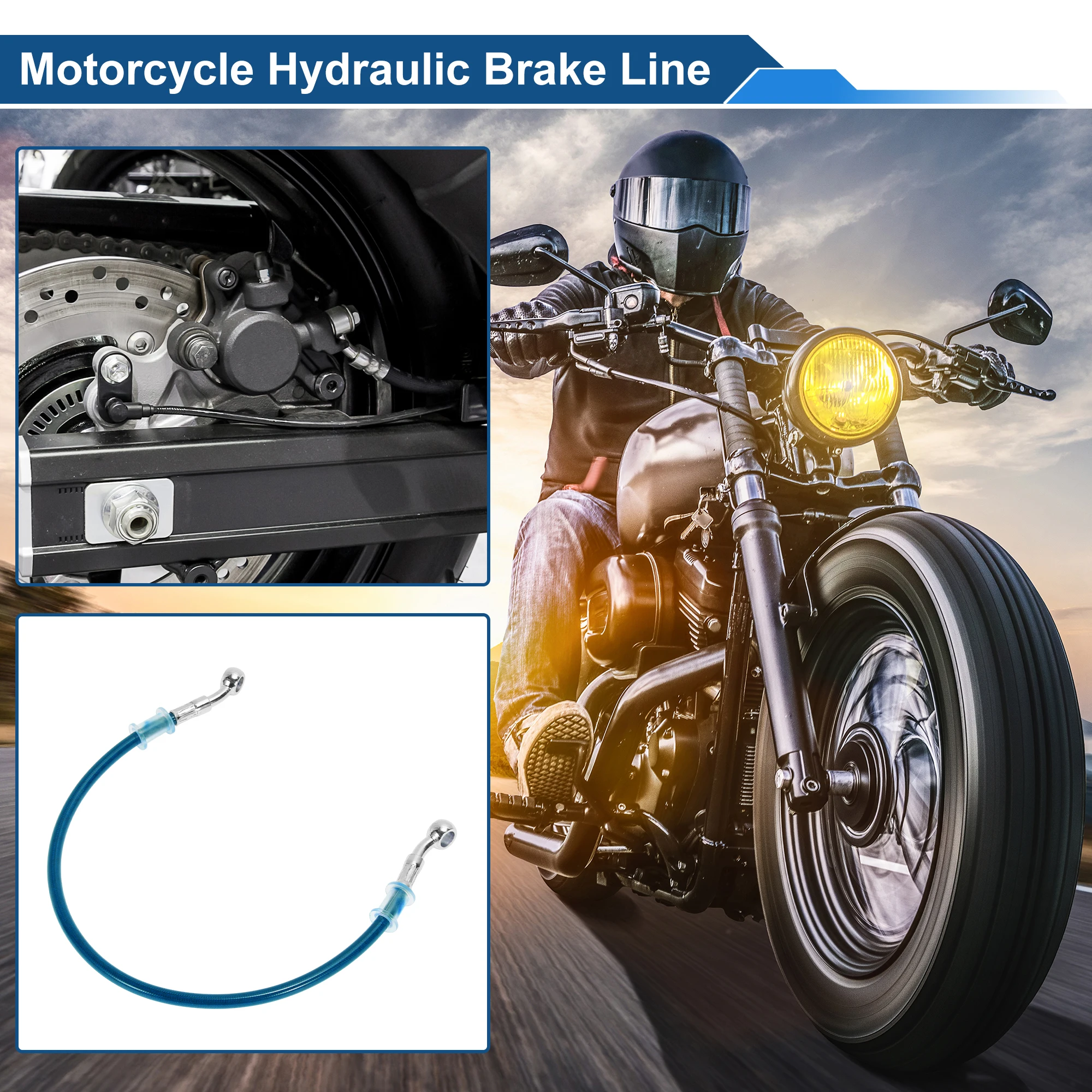 UXCELL 50cm Motorcycle Brake C - Braided Line 评论和价格