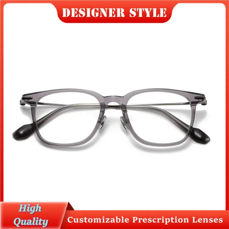 

TITANIUM Glasses Frame 1905 G.M.S Gozaemon Design Men Women GMS-653TS Reading Prescription Myopia Lenses Customizable