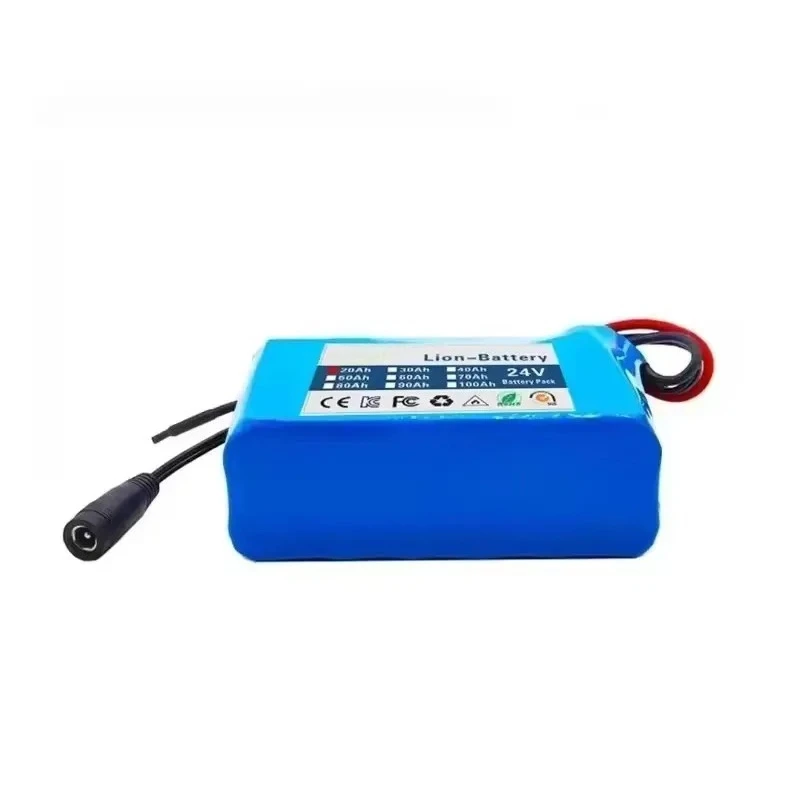 24V 6S2P 50000mAh 18650 Battery Pack Optional Charger for Electric Scooter E-bike Rechargeable Replacement Power Battery