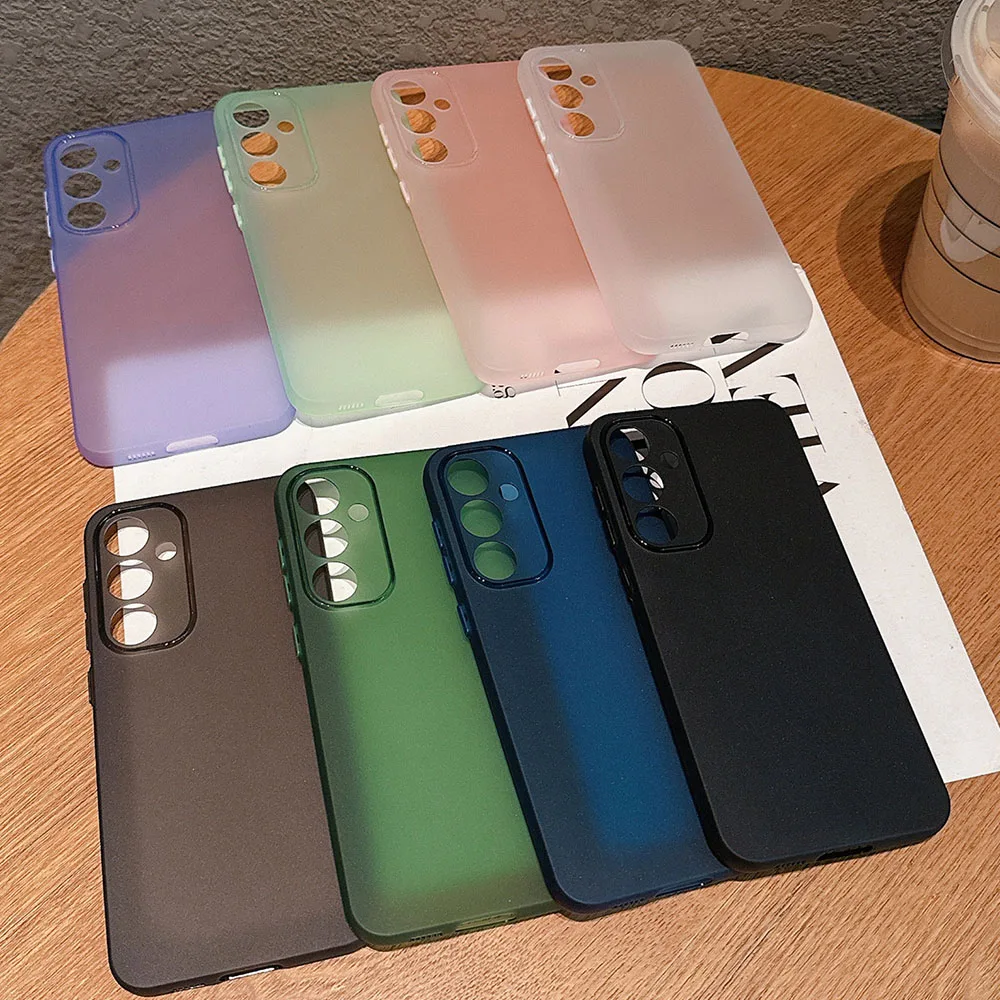 Custodia per Samsung Galaxy S23 Ultra S23 + Plus Cover per telefono con protezione in Silicone morbido traslucido opaco di lusso SamsungS23 + Ultra Coque