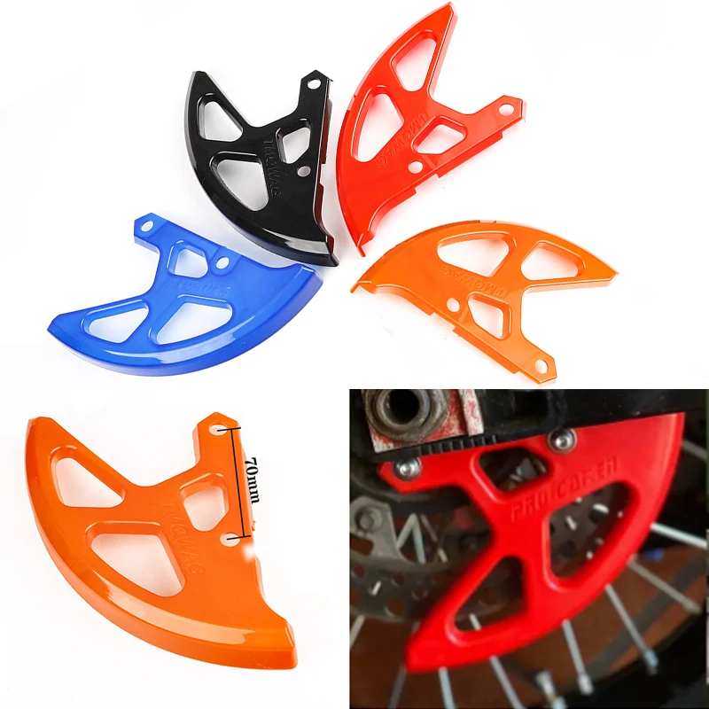 Universal Motorcycle Rear Disc Rotor Brake Guard Cover Protection For Honda CR 125 CRF 250 450 250R 450R 250X 450X 250RX 450RX