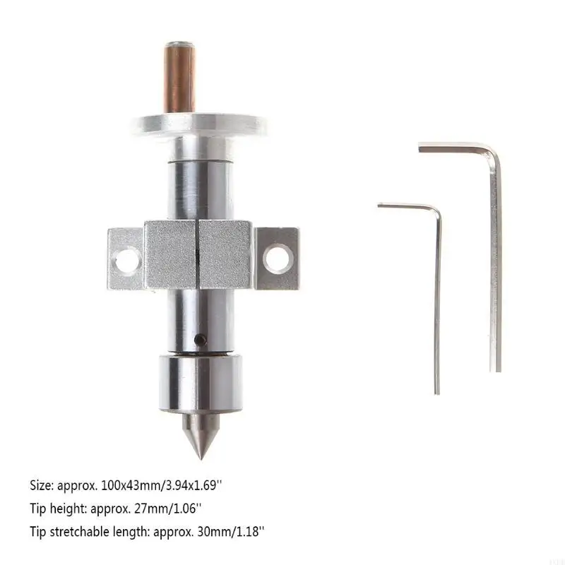 4XFD Adjustable Double Bearing Live Center Revolving DIY Accessory Wrench Mini Lathe