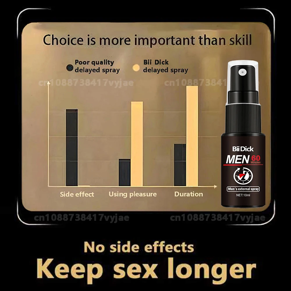 Sex Delay Spray for Men To Extend Sex Time Anti Premature Ejaculation Products Fast Erection Long Lasting 60miuntes
