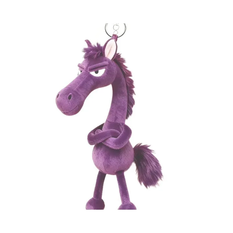 

Genuine Grumpy Horse Plush Keychain Of The Horse Mascot Soft Stuffed Animal Bag Charm Pendant For Adults Gift
