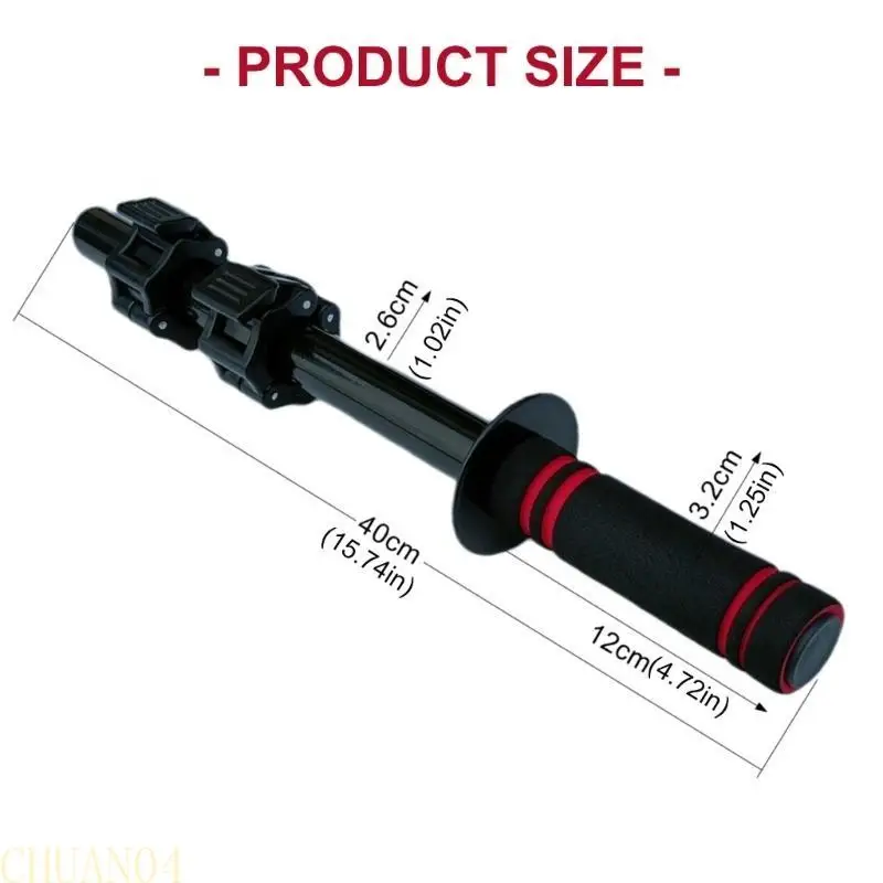 

A1A2 Loadable Arm Muscle Builder Equipment with Quick Lock System Adjustable Dumbbell Handle for Adults Teens Training