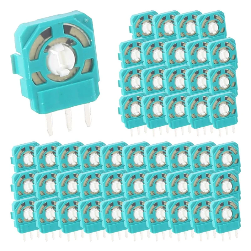 Abyl 50 peças para alpes joystick potenciômetros módulo sensor para controladores ps5 2k3Ω 3d polegar eixo resistores peça de reparo