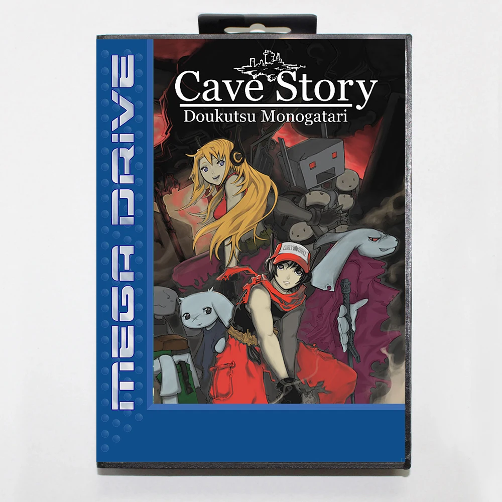 Cave Story MD Game Card with EUR Box for 16 Bit Sega Megadrive Genesis System