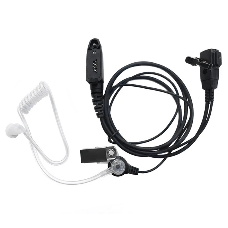 Auricular de tubo de aire con micrófono para Motorola GP328Plus GP344 GP388 GP328-Plus Anysecu F22 F25 W5