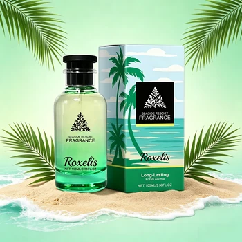 Roxelis 100ml Seaside Resort Fragrance Natural Fragrance Light Lasting Fragrance Layers Exhale Charm Everyday Portable Fragrance 1