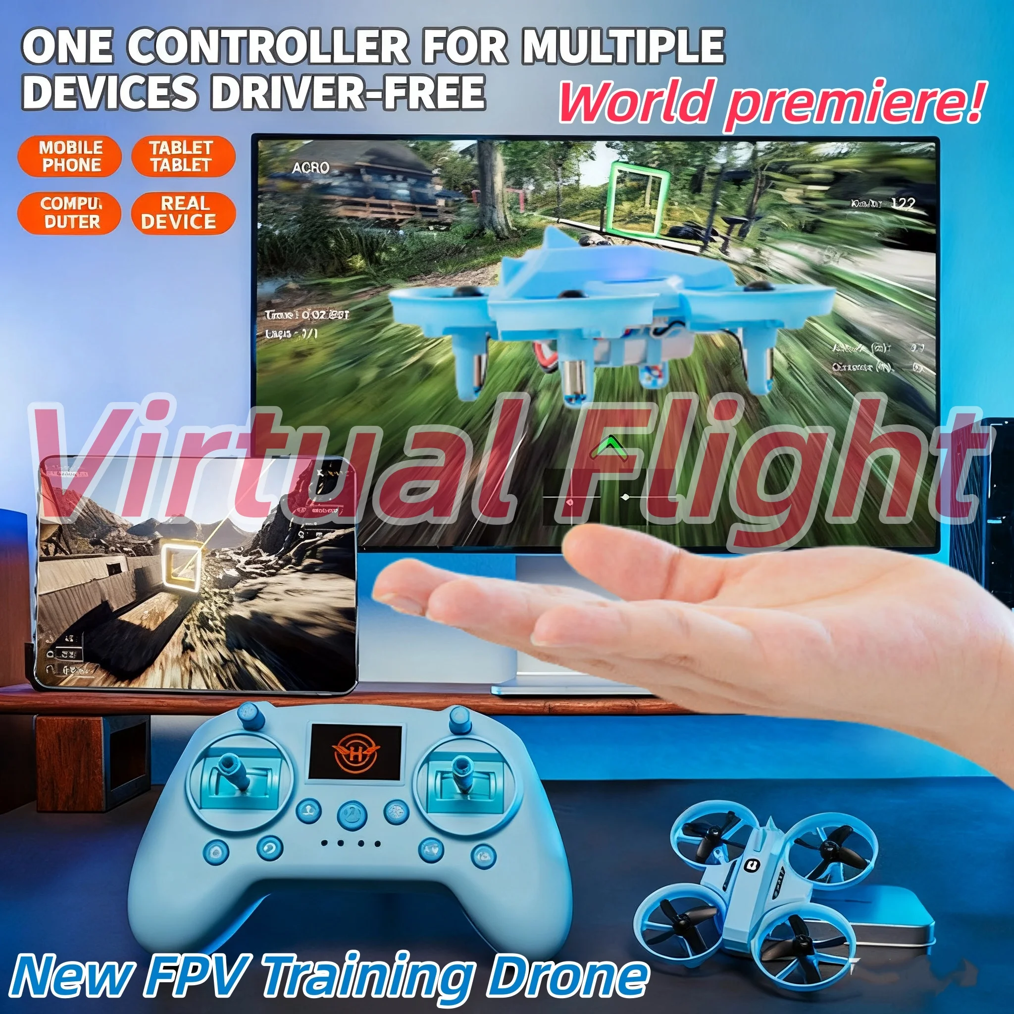 Mini Drone S4 Folding Storage Aircraft Emulator FPV Training From Computers Mobile Phones Tablets Aerial HD Aircraft
