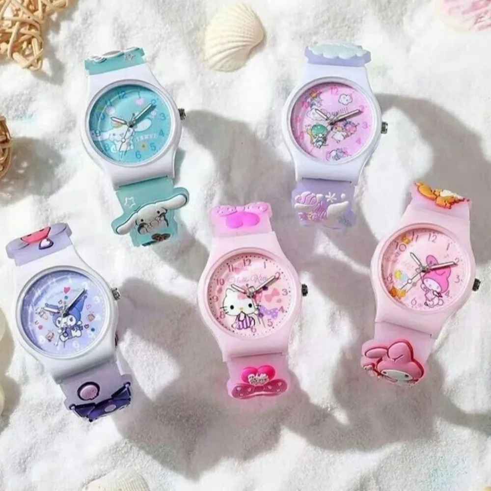 

Hello Kitty Kids' Watches Cute Cartoon Originality Modeling Electronic Watch New Fashion Delicate Personality Wrist Watch Gifts