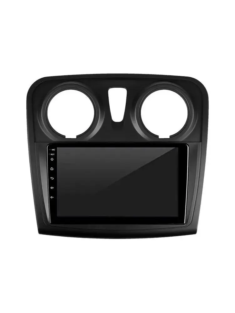 9 inch For RENAULT LOGAN 2 2012-2019 SANDERO 2 Car Radio Fascias Android MP5 Stereo Player 2Din Head Unit Panel Frame