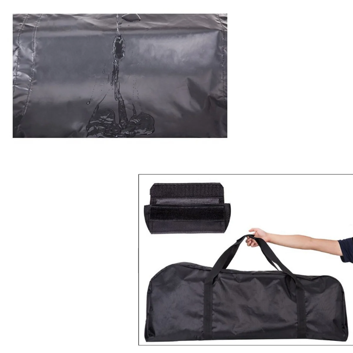 Scooter Bag Waterproof Foldable Oxford Fabric With Handle For Mi Electric Scooter Double Zipper Closure Bicycle Storage Case