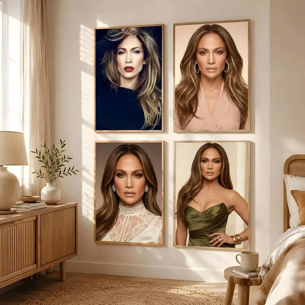 J-Jennifer Lopez Poster Poster All-match HD Waterproof Self-Adhesive Wall Art Sticker For Home Bedroom