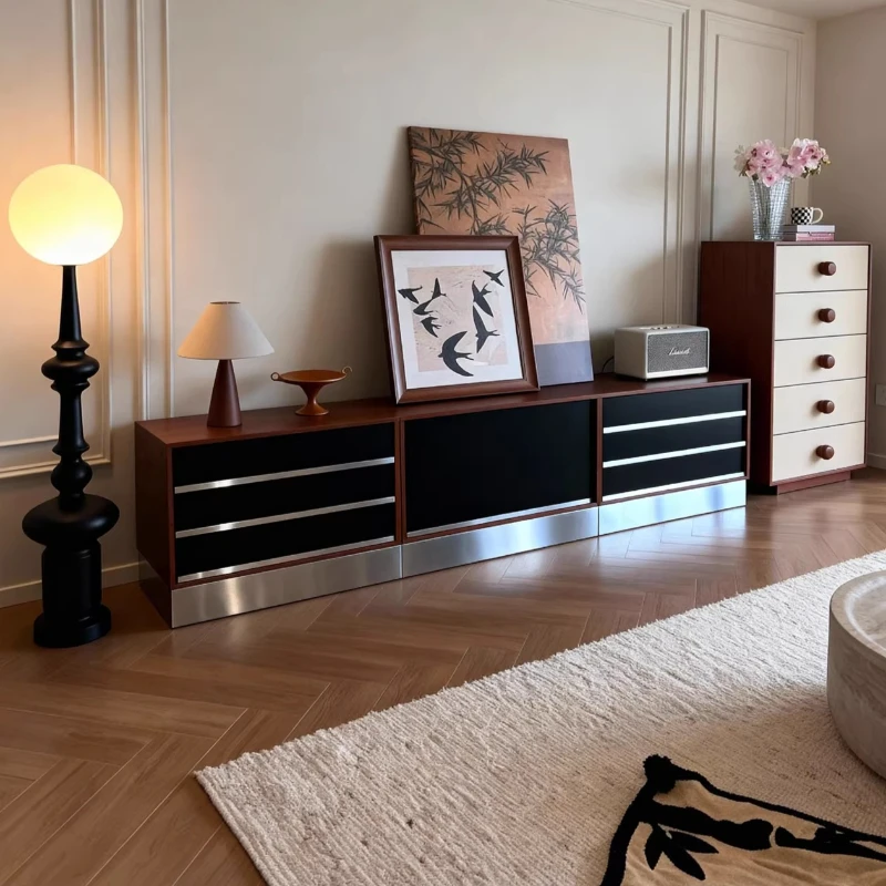 Floor European Modren Tv Cabinet Drawers Organizer Display Living Room Tv Stand Salon Apartments Fernseher Tisch Furniture Home