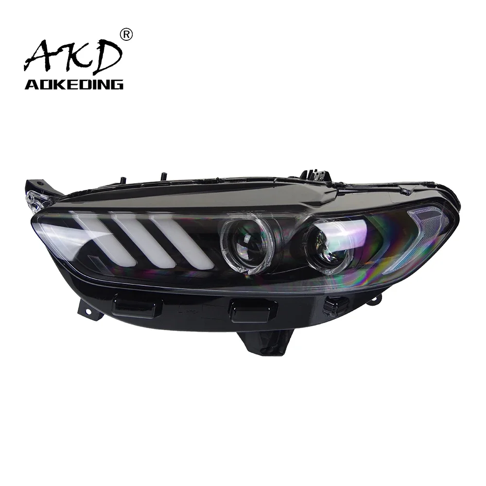 AKD Car Styling for Ford Fusion Headlight 2013-2017 Mondeo DRL Mustang Design Hid Dynamic Signal Bi Xenon LED Beam Accessories