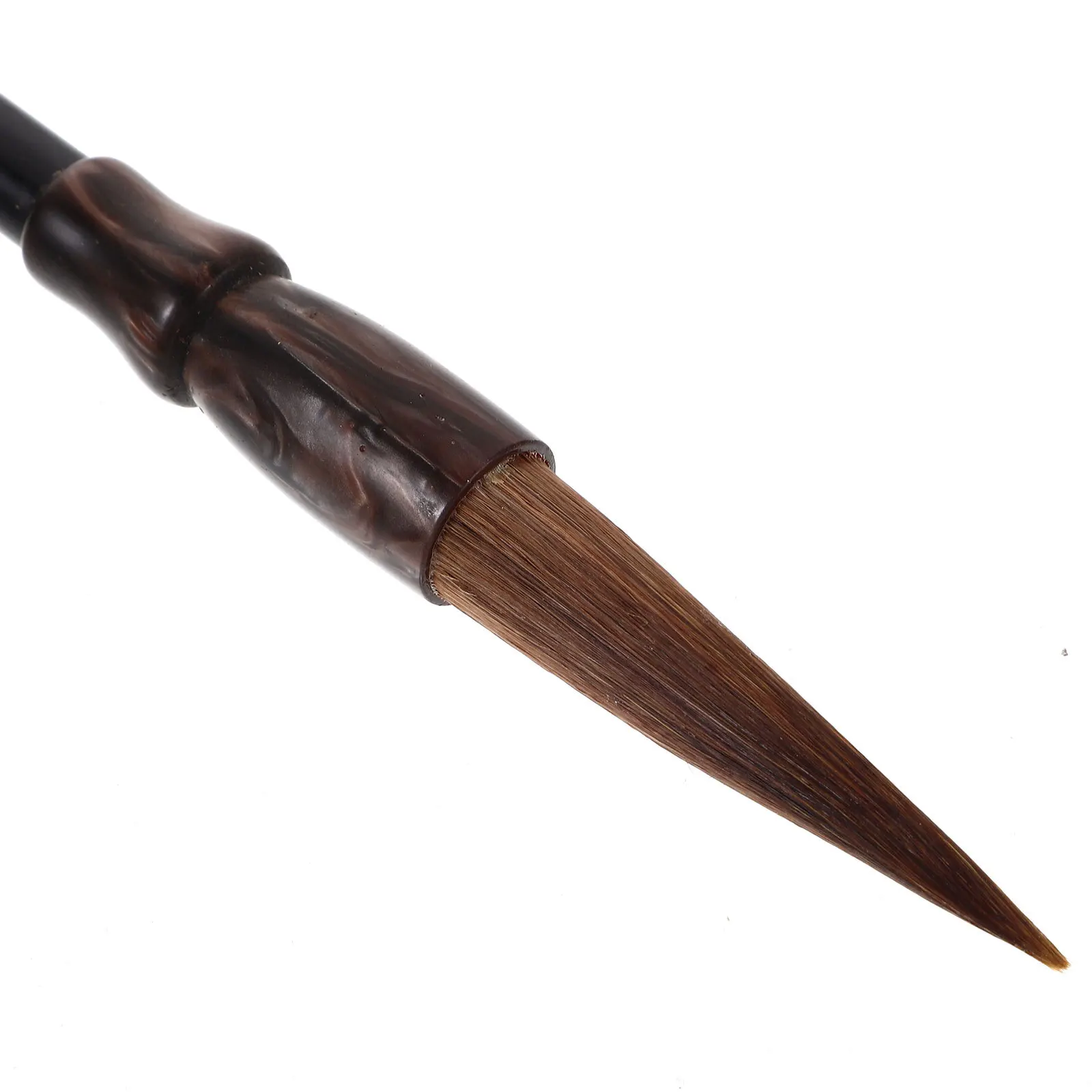 1 pçs caneta pincel de caligrafia chinesa grande punho de madeira tradicional adequado para caligrafia de tinta pintura ferramenta de desenho