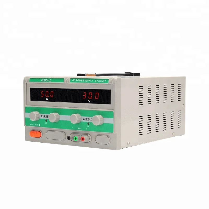 

EY3050ET Switching Regulated Adjustable DC Power Supply Single Channel 30V 50A Variable Digital Display SMPS