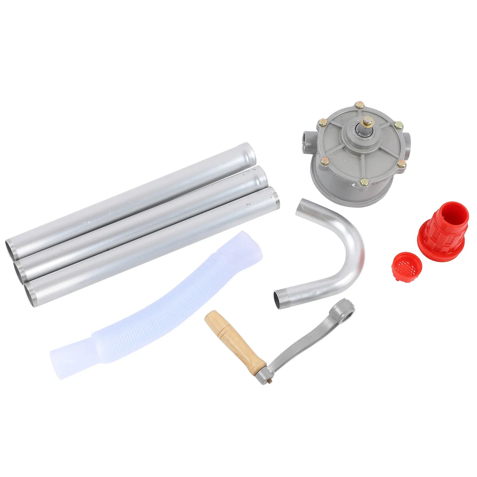 Aluminum Alloy Rotary Hand Crank Oil Barrel Drum Pumping Diesel Fuel Barrel Pump Drum Pump Hand Oil Pump Rotary