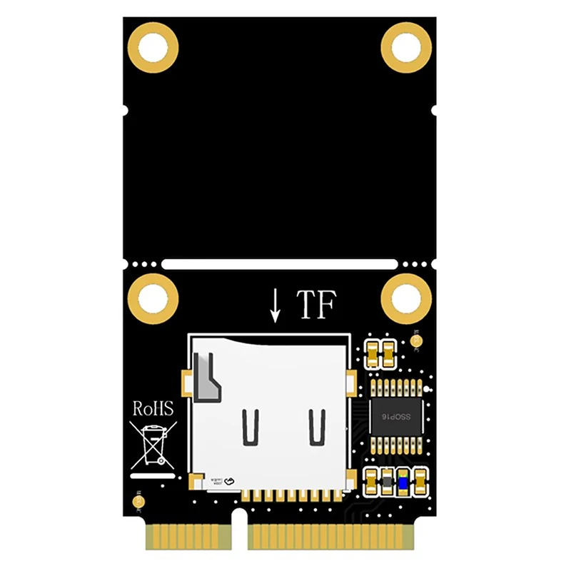 Tarjeta adaptadora Mini PCI a TF tipo C, 480Mbps, WiFi a TF, lector de tarjetas individuales para máquinas de juegos de omputadores industriales para sistema operativo Windows