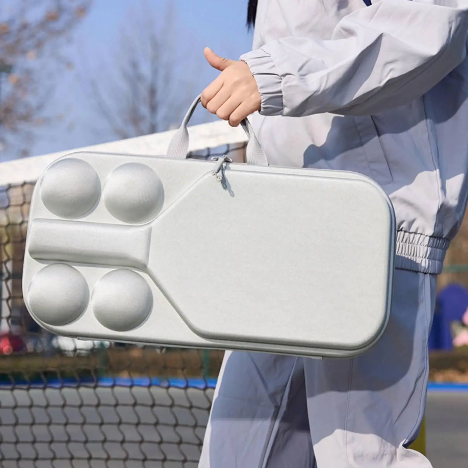 Waterproof Storage Case Durable Racket Bag Paddle Cover Tennis and Racquet Sports Bags for Pickleball and Table Tennis - view 2
