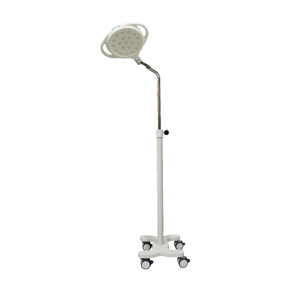 Mobile LED Surgical Examination Lamp 65000 Lux 19 Imported Beads 5-Level Dimming Shadowless Operating Light for Clinic Vet ENT