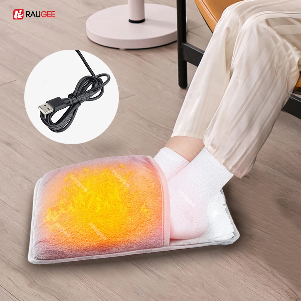الكهربائية جهاز تدفئة القدمين USB المحمولة لينة القدم سخان حصيرة للمنزل مكتب جهاز تدفئة القدمين بات يمكن ارتداؤها القدم الدفء جنون جهاز تدفئة القدمين #1